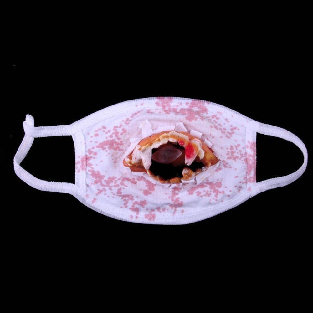 

Dress Up Blood Mittens Halloween Cosplay Props Terrifying Blood Stain Masks Party Style 2