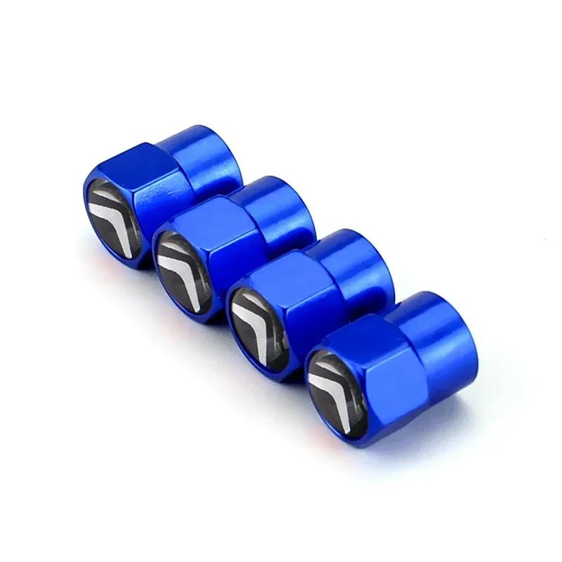 Metal Car Tyre Valve Stem Caps for Citroen Badge Berlingo C3 C4 C5 C1 C2 Berlingo C-ELYSEE Cactus Xsara Auto Exterior Accessorry