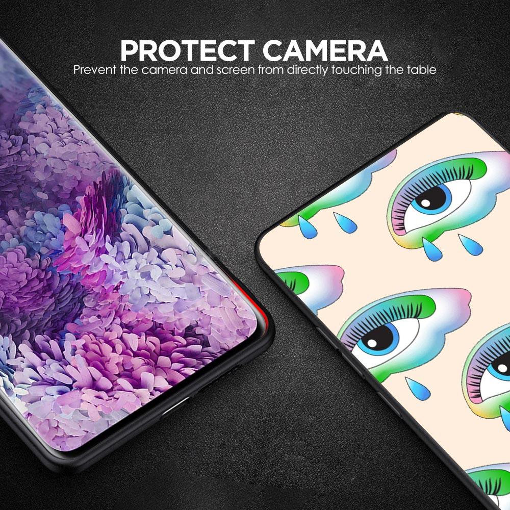 Fashion Eyelashes Eyes Phone Case for Samsung Galaxy A55 A35 A17 A07 A15 A13 A25 A51 A71 A72 A73 A32 A52 A52S A41 Soft TPU Shell