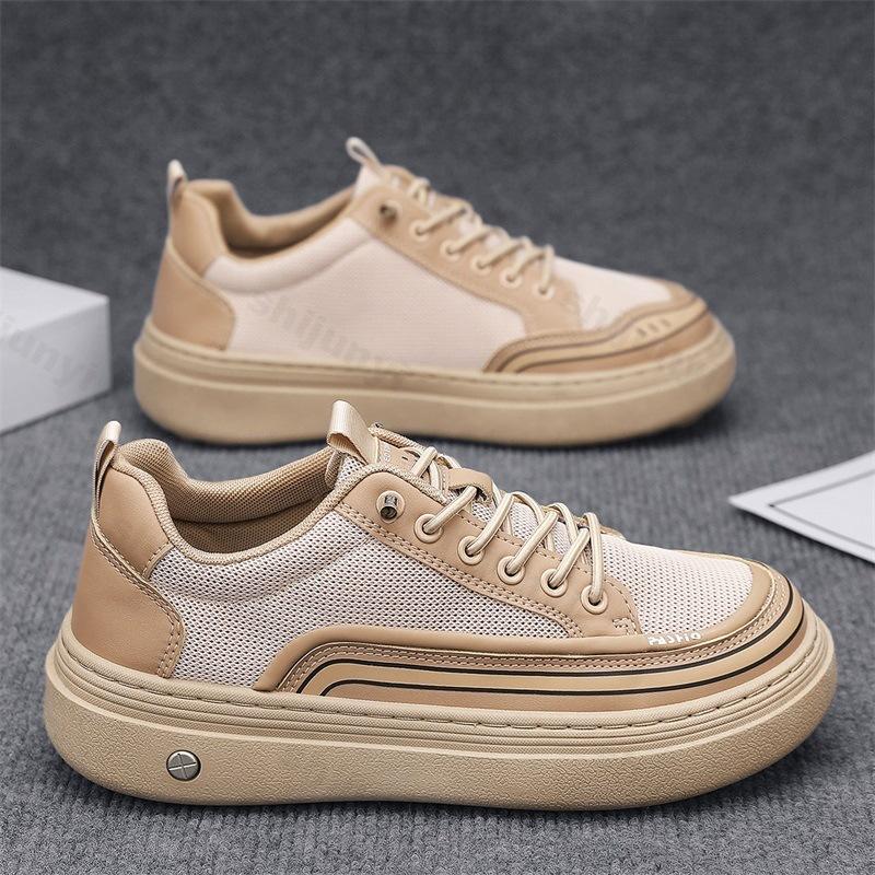 2026 Autumn New Men's Mesh Breathable Casual Low Top Sports Shoes Fashi Niche Designed Versatile Comfortable Platform sneakers