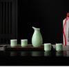 Chinese Style Ceramic One Pot Four Cups Blue and White Porcelain Wine Set Ceramic Wine Pot Wine Dispenser Baijiu Cup Gift 2025