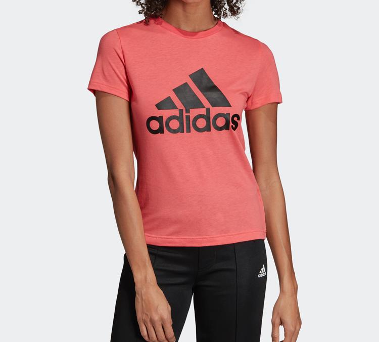 adidas T Shirt Women's Prism Pink DY7733