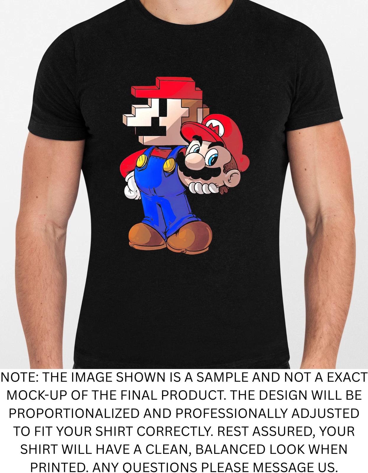 Men s and Women s T-shirts Mario Graphic XL