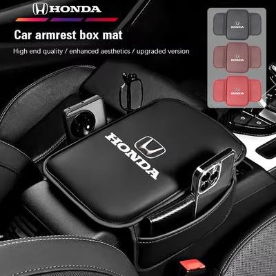 Car Armrest Mat Center Console Leather Protection Cushion For Civic FIT CRV Accord Jazz HRV Odyssey Vezel CRZ 5th City CRX