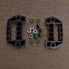 2 Pieces Cargo Base Kit Easy to Install Snowmobile Accessory Molded