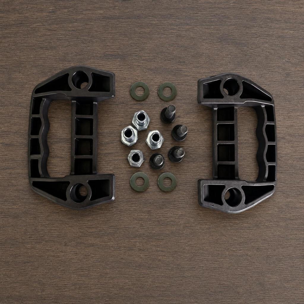 2 Pieces Cargo Base Kit Easy to Install Snowmobile Accessory Molded