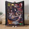 Custom 1pc Halloween Nightmare Collage Blanket, Soft And Comfortable Blanket, Casual Warm, Camping Travel Blanket, Birthday Gift Q91091