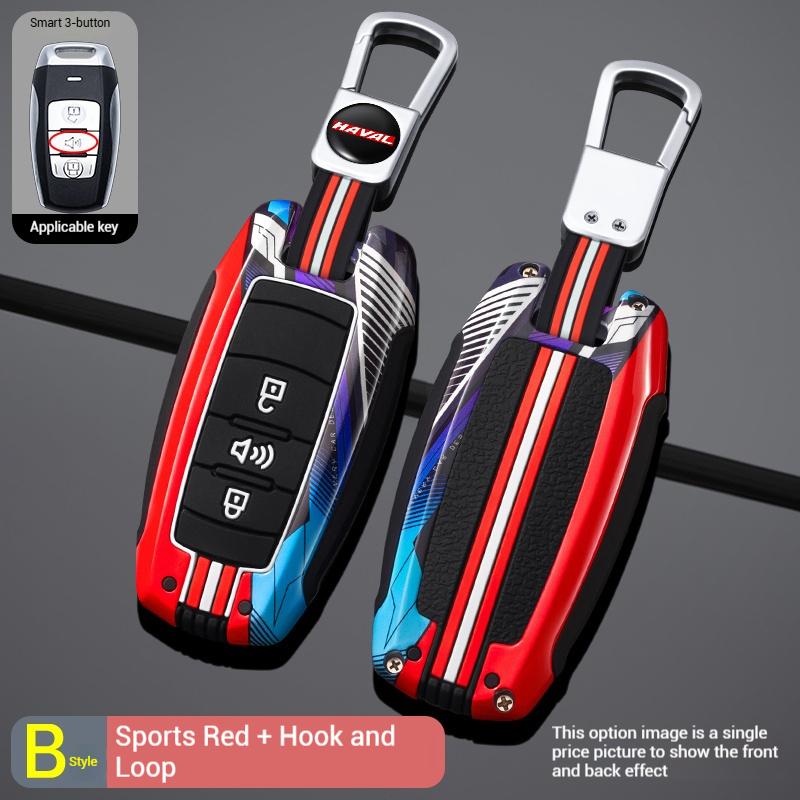 Interior Mouldings Metal Car Key Case Cover for Great Wall Haval Jolion 2022 H6 H7 H4 H9 F5 F7 F7X F7H H2S GMW Dargo Keychain Au