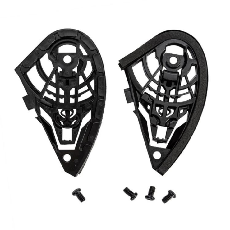 1 Pair Motorcycle Helmets Visors Gear Base Plate with Screw for K3 Replacement Face Shield Visors Base Helmets Accessory 1