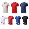 Unisex Quick-Dry Badminton Set Short Sleeve Shirt Shorts Men Women Kids Sports Training Competition