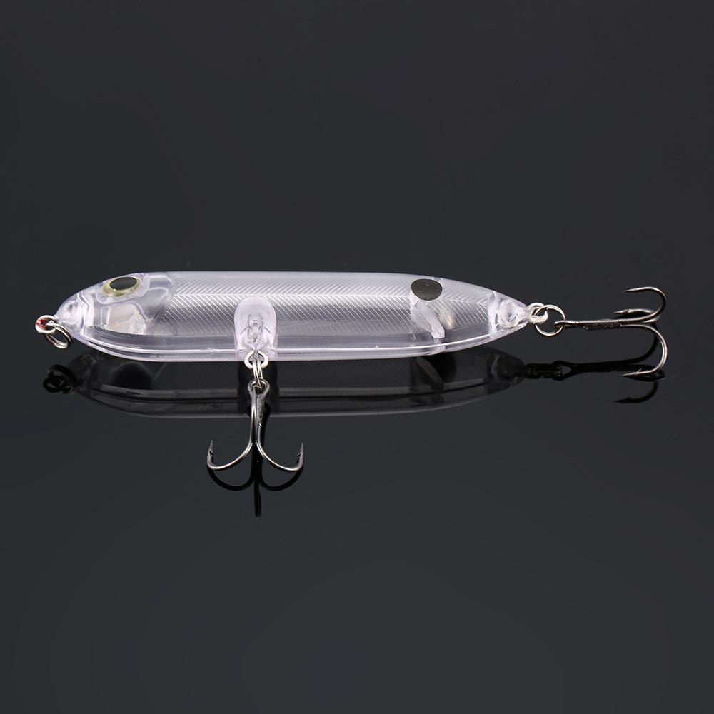 With 3D Eyes Pencil Popper Lure ABS Hard Bait Lure Topwater Fishing Lure  Freshwater Fishing