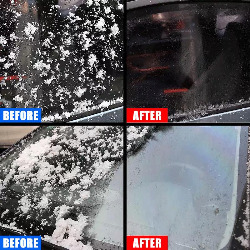 100ml Melting Ice and Snow Remover Winter Car Glass Fast Melting Ice and Snow Remover Front Windshield Window Anti-snow Agent