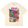 230 Gsm 100% Cotton One Piece V52 Devil Fruits Print Unisex Heavy Cotton T Shirt