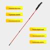 Ultra-Light Telescopic Aluminum Trekking Pole with T-Grip Handle for Hiking and Climbing