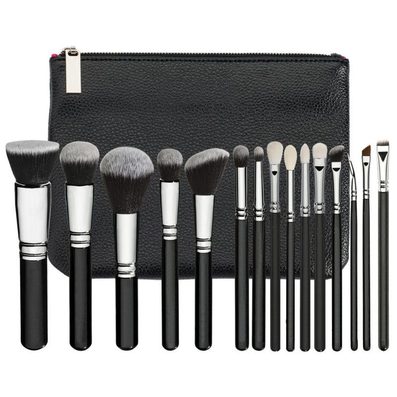 15 szt. Zestaw pędzli do makijażu Powder Foundation Eyeshadow Make Up Brushes