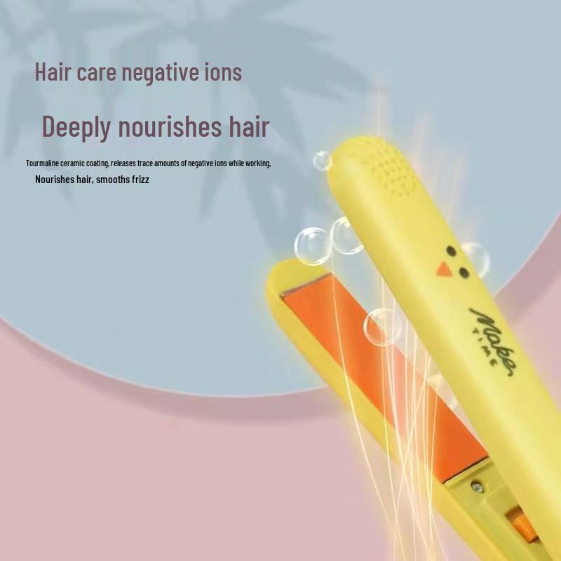 Mini Women's Dual-Use Curling and Straightening Iron