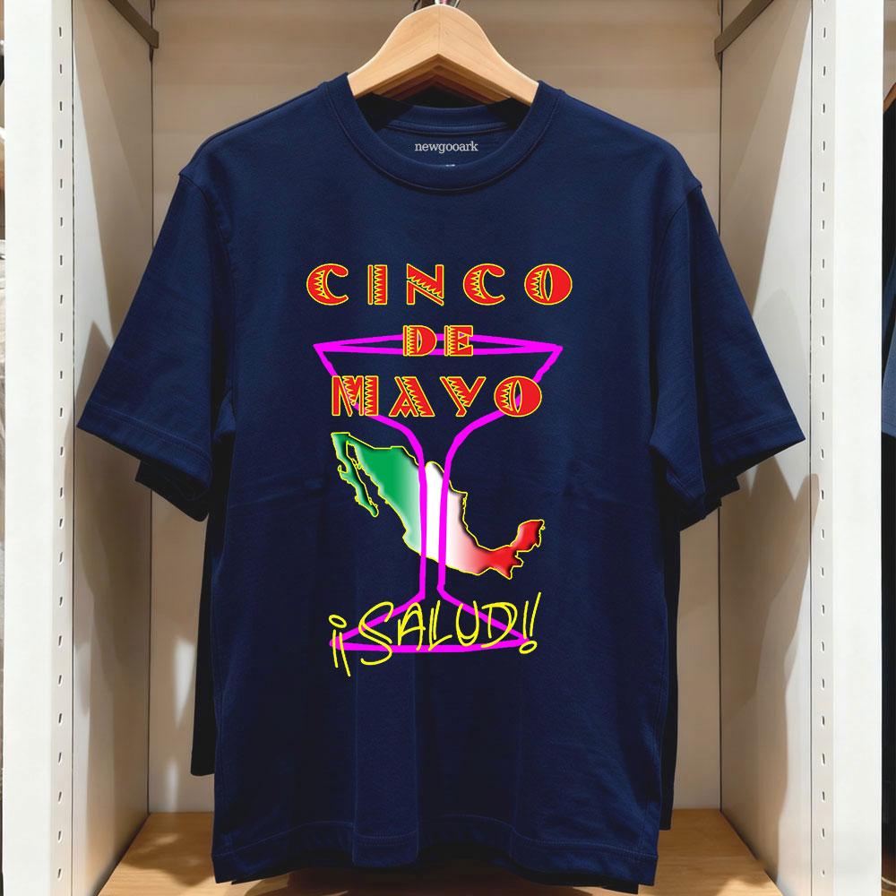 

Cinco de Mayo salud TShirt Women Unisex Casual cotton graphic t shirts Adult streetwear camisetas tops tee Shortsleev S