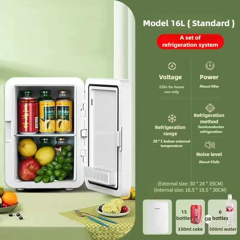 Car Mini Refrigerator Large Capacity Car Home Dual Use Portable Freezer Dormitory Single Person Refrigeration Fridge
