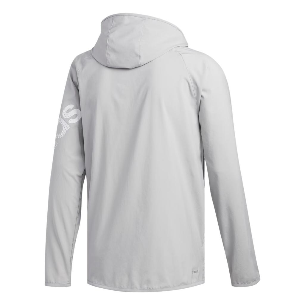 adidas Sport Hooded Zip-Up Long Sleeve Jacket Men Jacket Gray EB7903