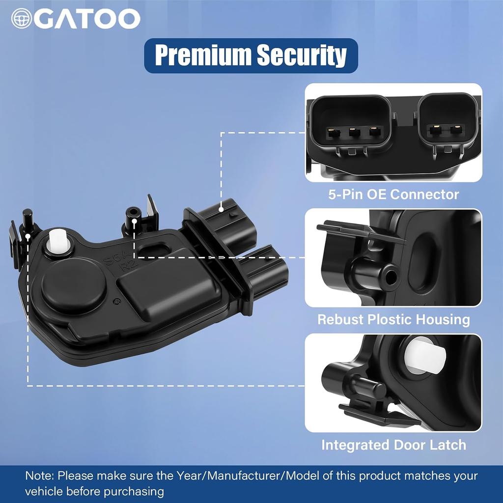 Front Right Passenger Side Door Lock Latch Actuator for Honda 2001-2011 | Fit for 2002-2006 Acura RSX,2001-2011 Honda CR-V Pilot Civic Accord Element