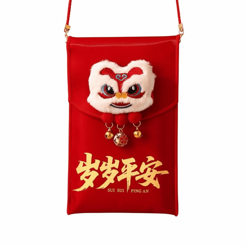 Traditional Children's Money Bag Tassels Horse Red Pocket Lucky Money Packet  Graduation