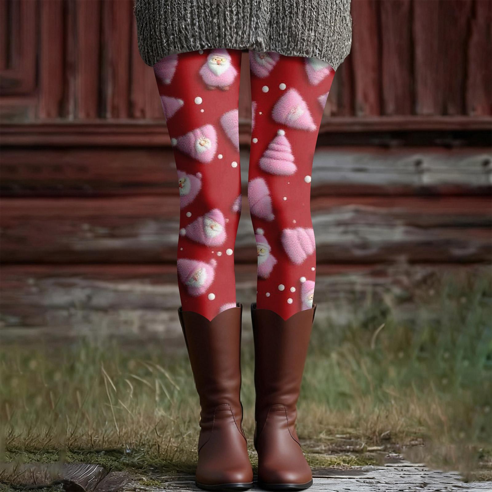 

Женские повседневные модные уличные брюки для йоги с принтом на Хэллоуин, облегающие эластичные укороченные брюки XL винный