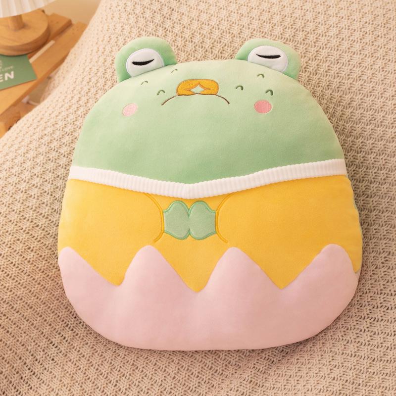 Cute Animal Plush Pillow for Home Decor & Car Support