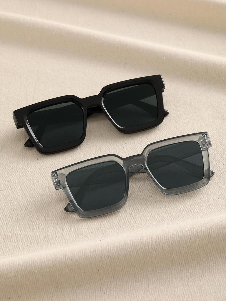 UV Protection Lightweight Comfortable Durable High Quality Stylish Retro High End Square Shaped Female Male Sun Glasses