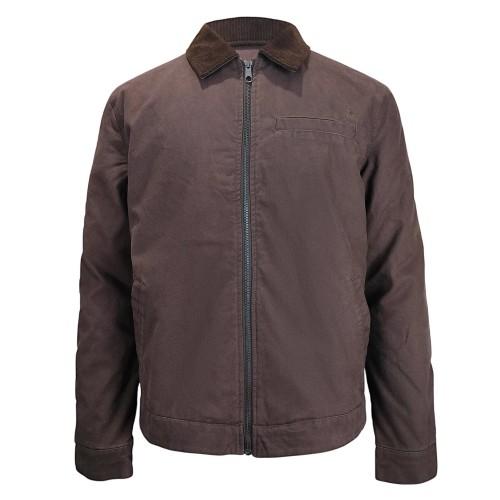 Jack Wills Mens Plain Collared Varsity Jacket