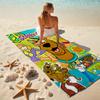 Halloween fantasy comedy adventure cartoon movie Scooby-Doo towel outdoor camping vacation swimming beach towel outdoor absorbent bath towel Y13