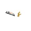 Deer Wall Sculpture Hanging And Chicken Figurine Feng Shui Decor for Garden Fence Outdoor Indoor