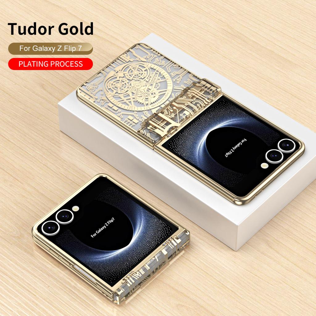 Machine Legend Beschichtungshülle für Samsung Galaxy Z Flip 7 5G ZFlip7 Flip7 Schutz Faltbar Stoßfest Hartplastik Handyhülle