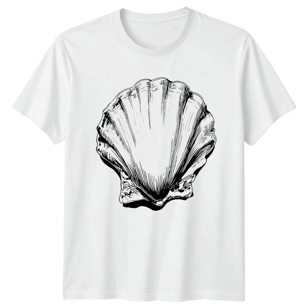Seashell Animal Unisexs TShirt Unisexs Tee Nature Graphic Unisex Top S