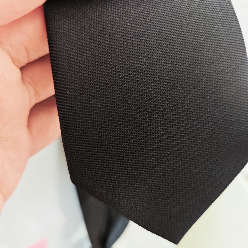 Bambini Piccoli e Bambini Grandi Adulti Unisex Studenti Maschi e Femmine Twill Nero Cravatta Lunga e Corta Oggetti di Scena per Performance Fotografiche