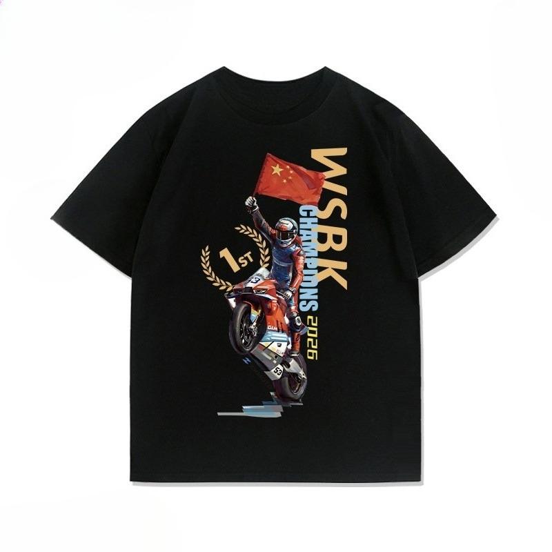 ZXMOTO Surrounding Motorcycles Enthusiasts Pure Cotton TShirt for Unisexs Clothing and Womens Summer Version 2026 New T Shirt