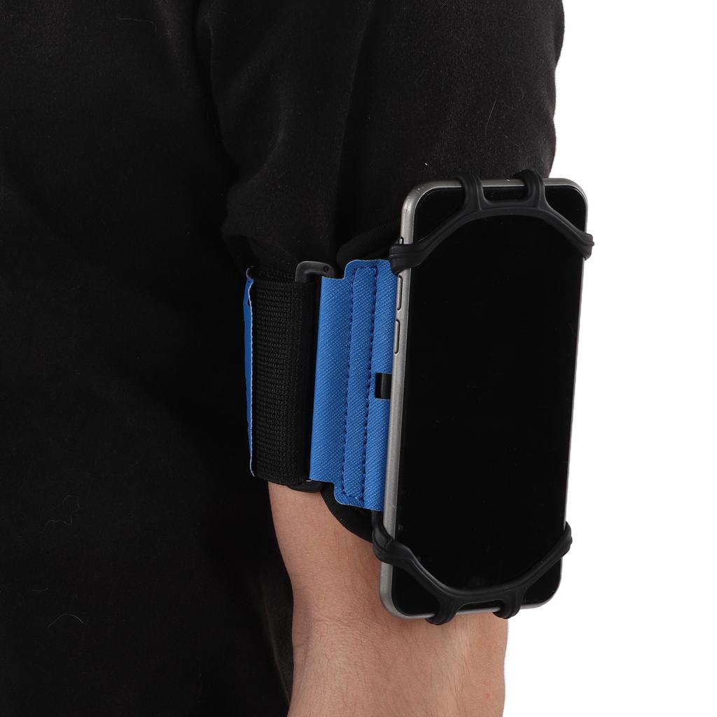Phone Holder Armband Wrist Case 180 Rotation Detachable Wristband Case for 6.6in Phones