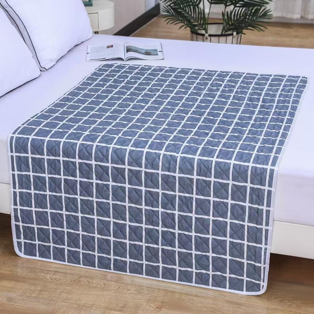 Waterproof Washable Incontinence Bed Pad, Large Size Anti-Side Leakage Care Mat for Adults Elderly Menstrual Student Dormitory