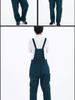 Korean-Style Gray Multi-Pocket Workwear Jumpsuit for Auto Repair and Labor Protection