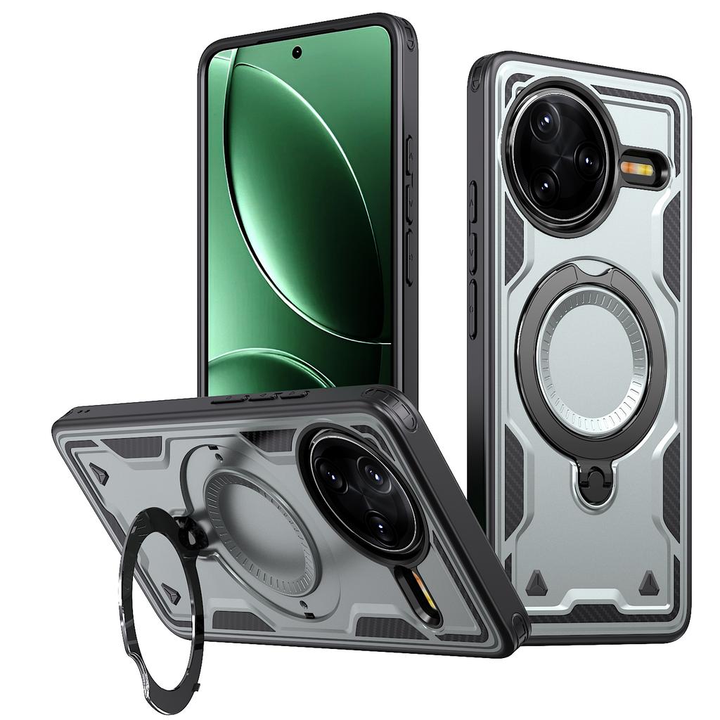 Magnetic Case For Xiaomi Redmi K80 5G/K80 Pro 5G/Poco F7 Pro 5G/F7 Ultra 5G Military Protection PC+TPU Kickstand Phone Cover