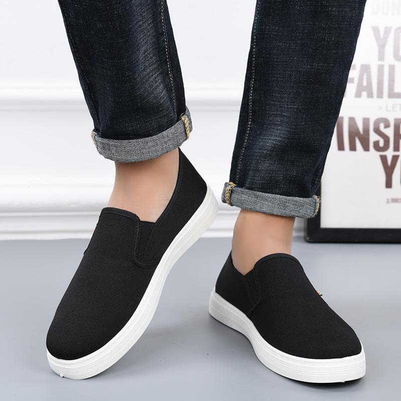 

Fashion Men S Casual Comfortable Solid Color Canvas Shoes, Breathable Lightweight Sports Shoes for Spring, Summer, And Autumn 2025 44