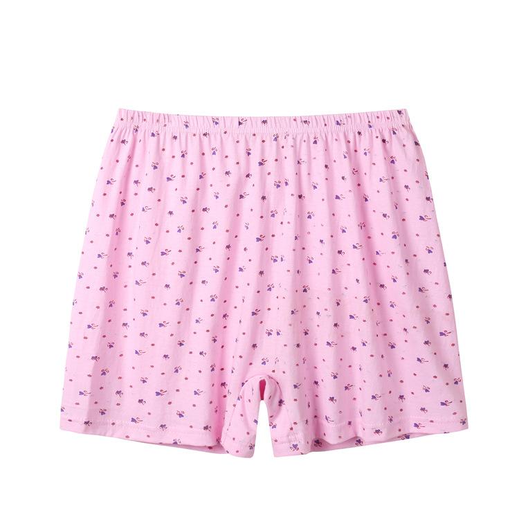 Large size Boxer Women Cotton Panties High Waist Underpants Women's shorts Loose Underwear Middleaged Boxers XL XXL 3XL 4XL 5XL