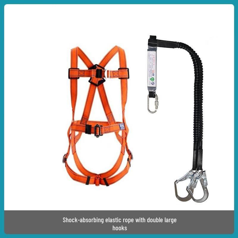 Anti-Fall Full Body Safety Harness Double Large Hooks