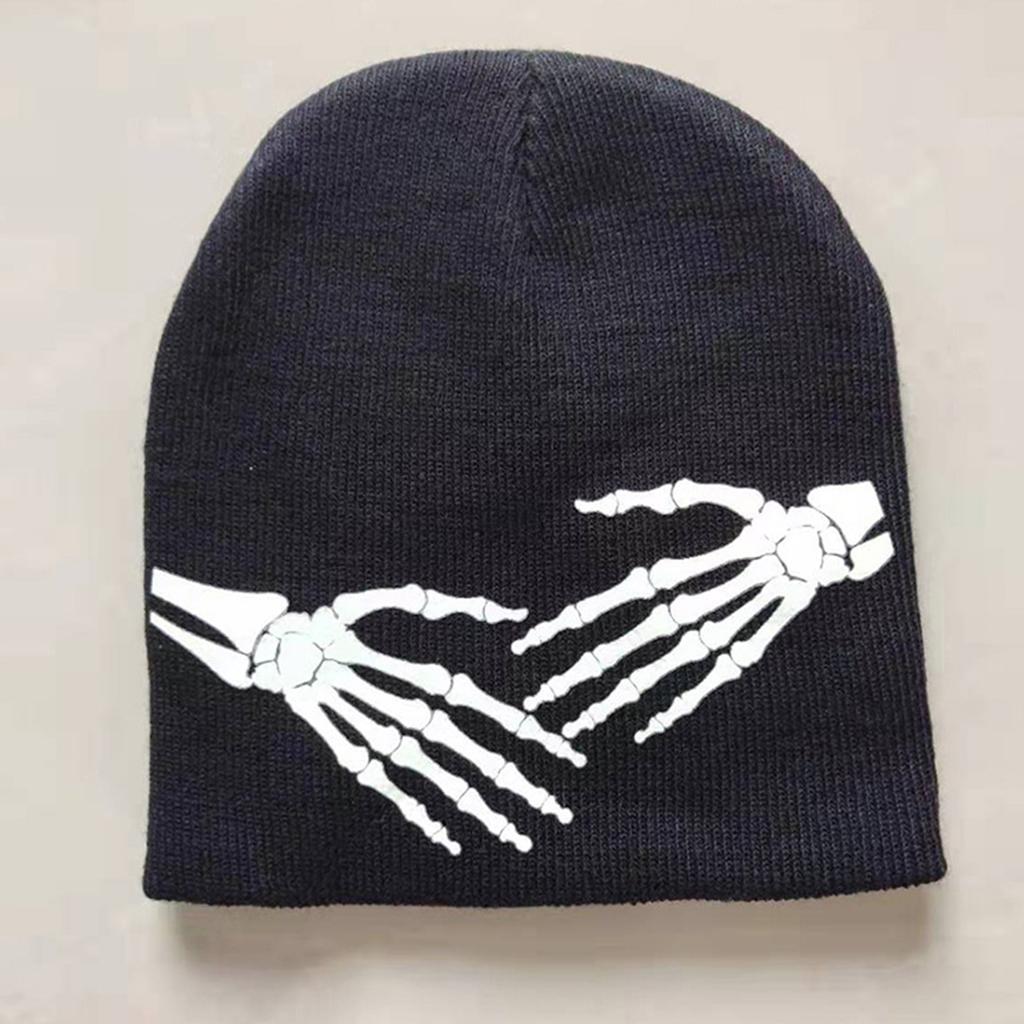 Multifunctional Comfortable Hat Handmade Hat Letter Knitted Hat for Daily Warm Accessory for Winter Fashion