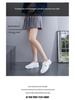 2025 Spring Korean Fashion Women's Non-Slip White Soft Sole Trendy Board Shoes
