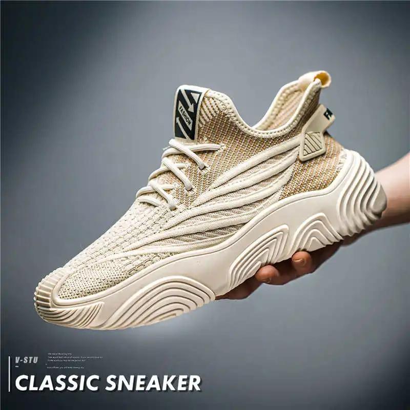 Fashion Tied Zimni Men's Funny Shoes Walking Black And White Boots 38 Size Sneakers Sports Top Comfort Lofers Sports Imported