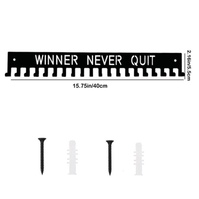 Kovový stojan na medaile Věšák na medaile Držák Organizér Nástěnný Velkokapacitní Držák na ocenění Pro Závody Fotbal Sport Karate