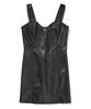 ZEROPLANET Jessie Leather Mini Dress [Black]
