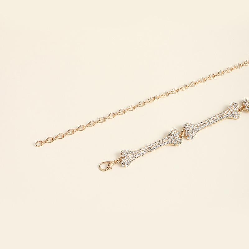 Premium Women's Waist Chain Bone Rhinestone Metal Waist Chain Fashion Luxury Women's Waist Chain