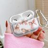 Clear Earphone Cases Cover Case For Airpods 2 Pro 1 Pro3 3 4 Pro2 Pink Bow