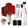 Tuox1c/p1p Bamboo Extruder Head 3.0: Upgraded Steel 3D Printer Hotend, High-Temp Removable Component.